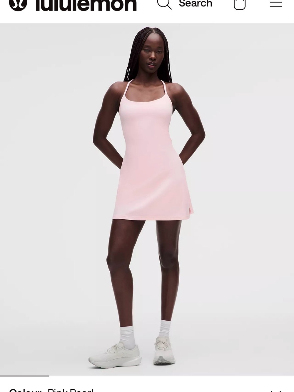 Lululemon Flow Y Dress B/C Cup Size Large